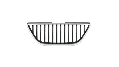 Grila radiator Seat Ibiza (6J), 04.2008-04.2012, negru, cu rama cromata, 6J08536519B9, 673205-J