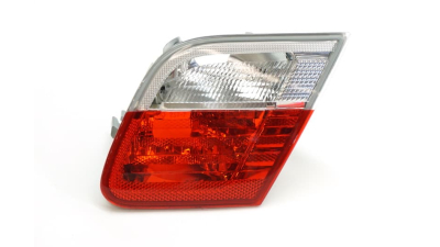 Stop spate lampa Bmw Seria 3 (E46), Coupe/Cabrio, 05.99-03.2003 Coupe/Cabrio, omologare ECE, spate,rosu-alb, interior, fara suport bec, 63218364728, Dreapta