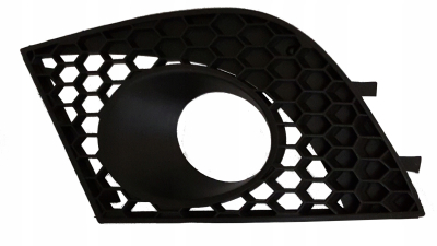 Grila bara fata Seat Ibiza/Cordoba (6L), 05.2006-04.2008, Stanga, 6L0853665L01C, 6731273R cu locas pentru proiectoare
