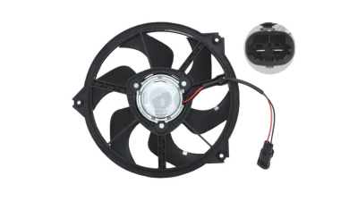 GMV radiator electroventilator Citroen C4, 2004-2010, Peugeot 307, 2001-2008, Motorizare 1, 4; 1, 4 Hdi; 1, 6; 1, 6 Hdi; 2, 0; 2, 0 Hdi Diesel/Benzina, dimensiune 230W/385mmmm, Aftermarket
