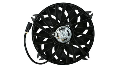 GMV radiator electroventilator Citroen C4, 2004-2010, Peugeot 307, 2001-2008, Motorizare 1, 4; 1, 4 Hdi; 1, 6; 1, 6 Hdi; 2, 0; 2, 0 Hdi Diesel/Benzina, dimensiune 230W/385mmmm, BEHR-HELLA