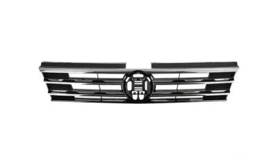 Grila masca radiator VW Tiguan, 05.2016-, Model R-Line, Fata, cromat/negru, Aftermarket