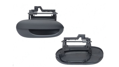 Maner usa exterior Bmw Seria 5 E39, 1996-06.2004, negru/primer, Dreapta, fata /spate