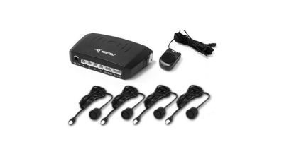 Senzori de parcare spate Keetec BS 410, cu buzzer, 12V, 4 senzori