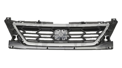 Grila radiator, masca fata Seat Leon (5f), 2017- Model Fr, parte montare centrala, crom/negru, 67C10510, Aftermarket