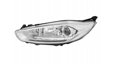 Far Ford Fiesta (Ja8), 01.2013-, Alb, Tip bec H1+H7 ,cu lupa, cu lumini de zi, omologare ECE, 1796350; 1806751; 1831485; Stanga, marca TYC