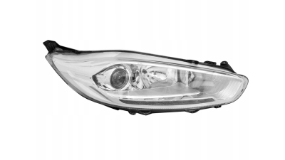 Far Ford Fiesta (Ja8), 01.2013-, Alb, Tip bec H1+H7 , cu lupa, cu lumini de zi omologare ECE, 1796344; 1806746; 1831385; Dreapta, marca TYC