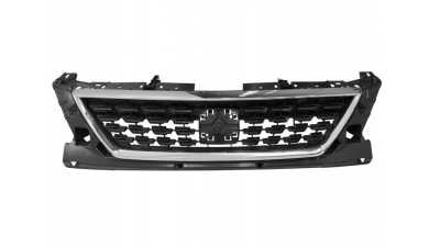 Grila radiator, masca fata Seat Leon (5f), 2017-, parte montare centrala, crom/negru, 67C10511, Aftermarket