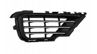 Grila bara VW Touareg (7p5), 06.2014-06.2018, Fata, partea dreapta, Jumatate deschis; cromat/negru, Aftermarket
