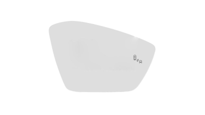 Geam oglinda Skoda Superb (3V) 05.2015-06.2024, View Max, partea dreapta, incalzit; sticla convexa; geam cromat; cu functie de unghi mort
