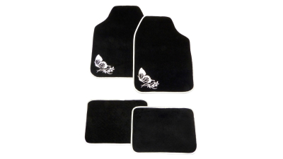 Set covorase auto din mocheta Fluture universale, 4 buc.