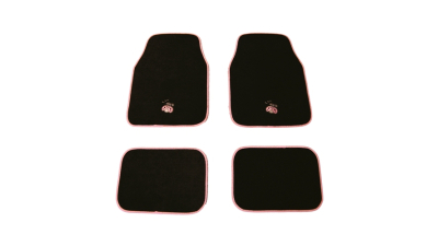 Set covorase auto din mocheta Carpoint model LADY BUG universale, 4 buc.