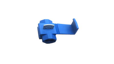 Conector rapid pentru cablu electric,conector 3-4 mm, culoare albastru, set 5 buc