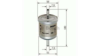 Filtru combustibil BOSCH 0450905939  Volvo C70 2 Cabriolet C30 S-Type (Ccx) Explorer (U2) Transit Connect (P65, P70, P80) Tourneo Connect Focus Limuzina (Dfw) Focus 2 Limuzina (Da) Focus (Daw, Dbw)
