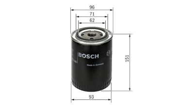 Filtru ulei BOSCH 0451203012 Vw Passat B3/b4/B5; Transporter T3, T4; Jetta 1, Vento; Golf 3, Inca, Jetta 2, Lt 28-35 1, Caddy 2 , Audi A4 B5/B6/B7, A6 C4/C5 , Seat Cordoba , Ibiza 2, Toledo 1, 