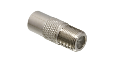 Adaptoare F / TV coax soclu F - fisa TV coax pin aurit, set 10 buc
