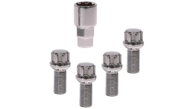 Set prezoane auto antifurt Carpoint tip C , M12x1,5x26mm rotund pentru Audi Skoda Seat Vw
