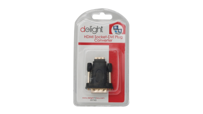 Adaptoare DVI / HDMI soclu HDMI–fisa DVI placat cu aur