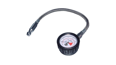 Manometru presiune aer Carpoint Profesional 4 bar, ceas de 60 mm , lungime furtun 400 mm