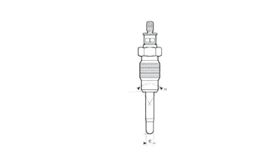 Bujie incandescenta  MAGNETI MARELLI Renault Rapid Caroserie (F40, G40) Megane 1 (Ba0/1) Megane 1 Classic (La0/1)