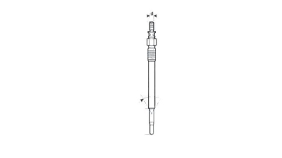 Bujie incandescenta  MAGNETI MARELLI Peugeot 307 (3A/C) 206 Hatchback (2A/C) 206 Sw (2E/K) 206 Cc (2D) 3 Limuzina (Bk) Focus 2 Limuzina (Da) 2 (Dy) 2 (De) Fusion (Ju) 307 Break (3E) Liana Combi (Er) 