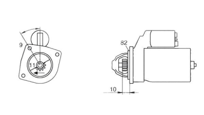 Electromotor fara piesa veche la schimb  MAGNETI MARELLI Fiat Stilo (192) Marea Weekend (185) Multipla (186) Punto (188) Lybra (839Ax) Strada (178E) Lybra Sw (839Bx) Marea (185) Punto Van (188Ax) 145 