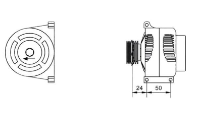 Alternator (fara piesa veche la schimb)  MAGNETI MARELLI Fiat 500 Punto / Grande Punto (199) Punto Evo (199) Doblo Microbus (152, 263) Musa (350) Idea 500 C Doblo Caroserie Inchisa/Combi (263)