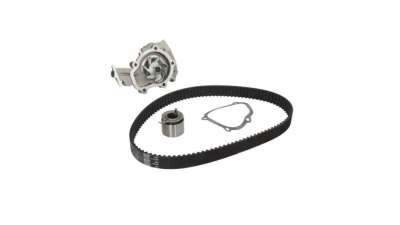Kit distributie + pompa apa Chevrolet Matiz (M200, M250), 03.2005-, Spark, 05.2005-; Daewoo Matiz (M100, M150), 09.1998-, Matiz (M200, M250), 01.2005-12.2018, Tico (Kly3), 02.1995-12.2000, DEXWAL 07153WP