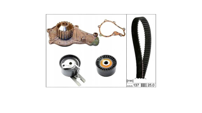 Kit distributie + pompa apa Mazda 2 (De, Dh), 07.2007-06.2015, 3 (Bk), 10.2003-12.2009, 3 (Bl), 12.2008-09.2014, 3 Saloon (Bk), 09.1999-12.2009, 3 Saloon (Bl), 12.2008-12.2014, DEXWAL 07483WP