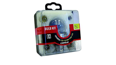 Trusa becuri auto si sigurante Carpoint cu bec far bilux 12V P45t 45/40W , 5 becuri + 2 sigurante