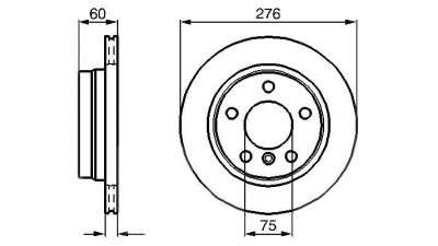 Disc frana BOSCH 0986478642 spate Bmw 3 Cupe (E46) 3 Touring (E46) 3 Touring (E36) 3 Cupe (E36) 3 Compact (E46) 3 (E46) 3 (E36) 3 Cabriolet (E36) 3 Cabriolet (E46)