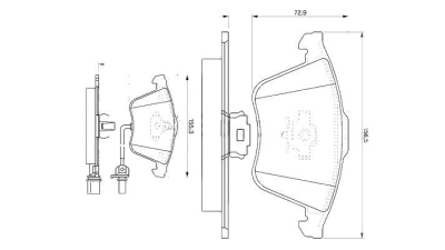 Set placute frana BOSCH 0986494104 fata Audi A6 (4F2, C6) A6 Allroad (4Fh, C6) A6 Avant (4F5, C6) A4 Cabriolet (8H7, B6, 8He, B7) Exeo (3R2) Exeo St (3R5) A4 (8Ec, B7) A4 Avant (8Ed, B7)