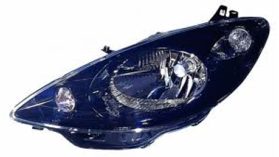Far Peugeot 1007 09.2005-11.2009 DEPO partea Dreapta fara lampa ceata tip bec H4 , culoare rama negru