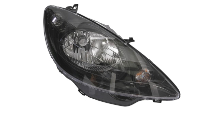 Far Peugeot 1007 09.2005-11.2009 VALEO partea Stanga tip bec H4, culoare rama negru