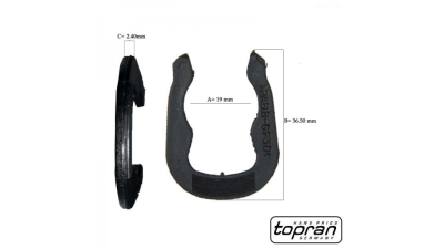 Agrafa senzor apa Topran pentru Dacia clema sonda apa 20mm , cod 7700111502