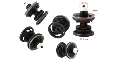 Clema ornamente VOLVO C30, 10.2006-2013; C70 (M), 03.2006-2013; S40/V50 (MS/MW), 2003-05.2012, tapiterie usa; 5 buc la set