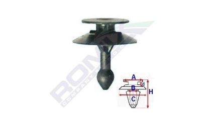 Clema fixare ornamente Aftermarket 1080127B