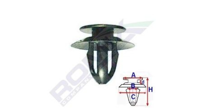 Clema fixare ornamente Aftermarket 1080131