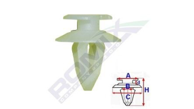 Clema fixare ornamente Aftermarket 1080135A