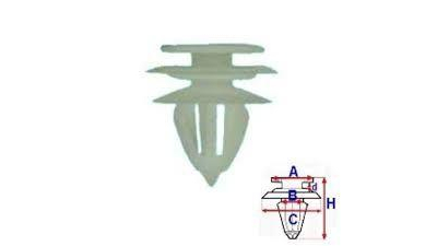 Cips, Agrafa fixare Toyota Avensis, 07.06- Aftermarket 1088128