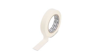 Banda de mascare - cu adeziv pe baza de apa - 50 m x 24 mm - alb, 1 buc., 11086A