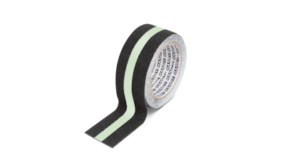 Banda adeziva, antiglisanta - 5m x 50 mm - fosforescent / negru, 1 buc., 11088C