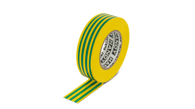 Banda izolatoare- 19 mm x 20 m - galben/verde, 10 buc., 11097X