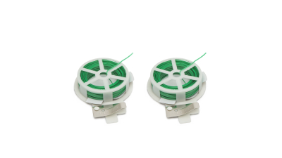 Set fir mat. Plastic pentru legat - pe bobina, cu cutit de debitare, 2 x 20 m, 1 buc., 11315