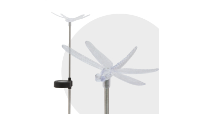 Lampa solara rgb LED - model „libelula”-, 1 buc., 11393B