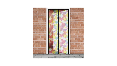Perdea anti-tantari pentru usi cu inchidere magnetica- 100 x 210 cm „fluturi colorati”, 1 buc., 11398K