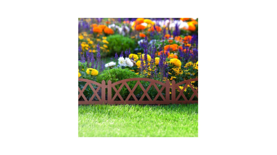 Bordura pentru pat de flori / gard - 59,5 x 24 cm - teracota, 1 buc., 11474B