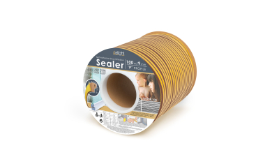 Profil izolator autoadeziv pentru ferestre si usi, profil „p” - 100 m, maro-, 1 buc., 11597BR-100