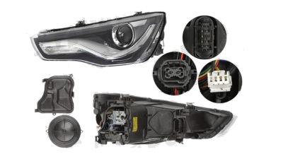 Far Audi A1 (8x), 04.2010-01.2015, Electric , Xenon , tip bec D3S , omologare ECE , fara bec , balast si motoras, 8X0941029J; 8X0941029M; 8X0941043, Stanga