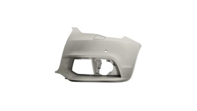 Parte laterala bara , colt lateral flaps fata stanga Audi A1 (8x), 04.2010-01.2015, cu gaura pentru senzori de parcare si spalator, primer, 8X0807065CGRU